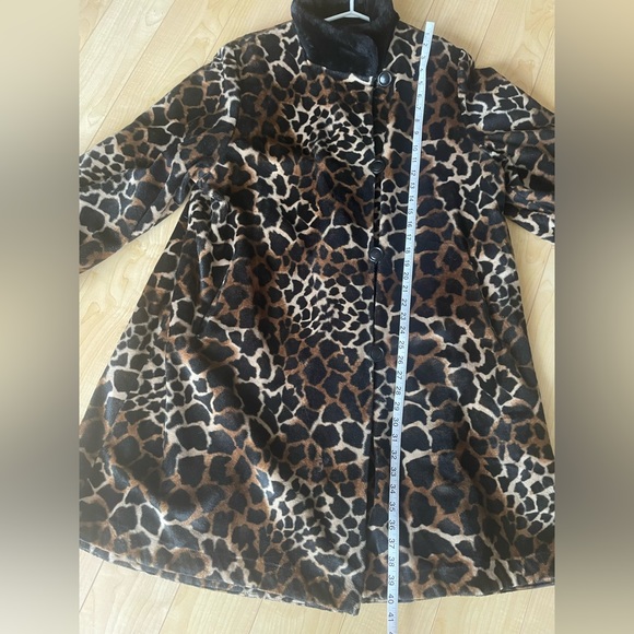 Vintage Leopard Print Swing Coat - Picture 3 of 6